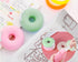 Candy Color Tape Dispenser, Cute Small Donut-Shaped Organizer for Home Office or School (2Pcs Round)