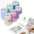 9 Rolls Mini Thermal Sticker Paper for Mini Inkless Printer (3 Rolls