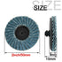 OFAPLFKUR 5/10PCS 2 Inch 80 Grinder(10pcs) Quick Change Flap Discs with Pad Holder Grit Sanding Disc Polishing Pad