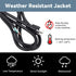 EP 2 Pack 3 ft 14/3C SJTW Appliance and Power Tool Cord, Heavy Duty Replacement Cable