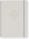 Fringe Studio Vegan Leather Cover Travelbook, STANDARD TAUPE, 5" x 6.875", 160 Pages