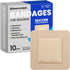 Large Waterproof Bandages 4x4 Silicone Foam Dressing for Sensitive Skin Wound Care,