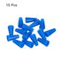 MECCANIXITY Silicone Rubber Tapered Plug 5mm to 9mm Solid Blue for Laboratory Use - 15 Pieces