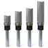 Professional 4 PCS Pattern Flush Trim Router Bit Set 1/4 Inch Shank,