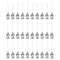30pcs 27Gauge Stainless Steel Dispensing Needles, 1" All Metal Glue Needle Tube Blunt Tips for Lab Use