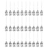 30pcs 27Gauge Stainless Steel Dispensing Needles, 1" All Metal Glue Needle Tube Blunt Tips for Lab Use