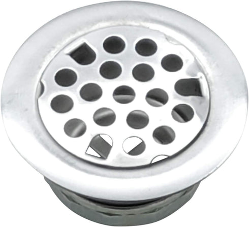 Duplex Flat Top Strainer Stainless Steel with Removable Flat Drainer, 1-7/8-2-1/4 Inch, Outdoor and Mobile Shower Strainer