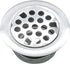 Duplex Flat Top Strainer Stainless Steel with Removable Flat Drainer, 1-7/8-2-1/4 Inch, Outdoor and Mobile Shower Strainer