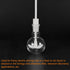 MECCANIXITY PTFE Electric Stirring Rod, 250x80mm Length, Overhead Stirrer Mixer Shaft with Foldable Paddle