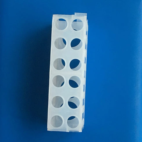 4 Way Plastic Test Tube Rack (White)