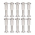 uxcell Screw Post Fit for 5/16"(8mm) Hole Dia, Male M6x30mm Belt Buckle Binding Bolts Leather Fastener Carbon Steel (10