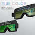 YESWELDER True Color Solar Powered Auto Darkening Welding Goggles – 2 Sensors Welder Glasses for TIG MIG MMA Plasma
