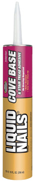 LIQUID NAILS CB-10 Cove Base & Stair Tread Adhesive, 10-Ounce