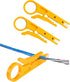 Mini Wire Stripper 3 Pcs for Network Wire Cable, RJ45/Cat5/Cat6 Data Cable, Telephone and Computer UTP Cable