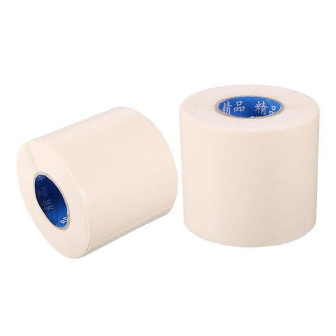MECCANIXITY Pipe Wrap Tapes Non-Adhesive 60mmx13m Protective Waterproof Tube Protector for HVAC Pipes, PVC Yellow (Pack