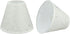 Aspen Creative 32116-2A, Hardback Empire Clip-On Chandelier Lamp Shade, Off-White, 3" Top x 6"
