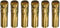 MECCANIXITY Candle Socket Covers, 4 Inch Tall Chandelier Sleeves Bulb Light Base
