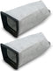 2-Pack HEPA Cloth Bags Replacement for Hoover Porta Power Swingette S1015 S1029, CH30000 Commercial Canister Vacuum