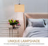 GLEAVI Rustic Woven Pendant Light Lampshade Lightweight Ceiling Lamp Cover for Living Bedroom Office Protective Rustic