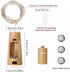 Generic Lights,20-LED 6.56FT Wine Bottle Wine Bottle Cork Lighting - Small Wedding String Lights | for Christmas