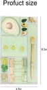Cute Desk Accessories Package for Women, Includes Ballpoint Pens, Paper Clips, Note Paper, Binders, and Thumbtacks