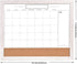 TORASO 13" x 17" Whiteboard Calendar & Corkboard, Combination Dry Erase White Board & Bulletin Board
