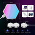 8 Pack Hexagon LED Light Panels RGB Wall Decor Lights with Music Sync, App & Remote Modular Home & Christmas Decor