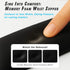 Set (03White) Ergonomic Wrist Rest for Keyboard and Mouse | Cooling Gel & Slow-Rebound Memory Foam Palm Support Pad |