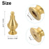 PATIKIL 24.5 52mm 3 Set x Lamp Finials Caps Knob, Solid Brass Lamp Shade Top Decoration Screw Cap Nuts with Brass