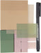 PARTSPOWER Transparent Pastel Sticky Notes, Clear Sticky Tabs for Reading Annotating, Perfect for School Supplies