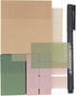 PARTSPOWER Transparent Pastel Sticky Notes, Clear Sticky Tabs for Reading Annotating, Perfect for School Supplies