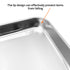 QWORK Stainless Steel Surgical Tray for Medical Instruments, Tattoo, Surgical Supplies, Flat Bottom Tray