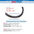 BESTORQ B70 or 5L730 Rubber V-Belt, Wrapped, Black, 73" Length x 0.66" Width x 0.44" Height