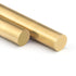 Brass Solid Round Rod Lathe Bar Stock, 1/8 Inch Diameter, 14 Inches Length, 4 PCS