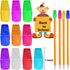 Pencil Top Eraser Bulk, 600 Pack Cap Erasers for Pencils, School Supplies for Teachers, Students, Classroom