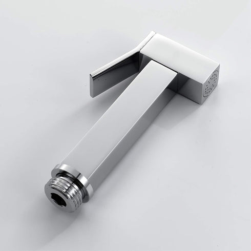 GLYYR Handheld Bidet Sprayer for Toilet, Brass Portable Cloth Diaper Sprayer Square Bathroom Bidet Sprayer Kit