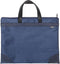 M&G Zipper Pouch with Handle, 12x15 in Large Pocket File Bag, A4 Document Storage Bag (Blue)