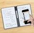 Portable Whiteboard Notebook, Foldable Dry Erase Notepad with Erasable Surface for Work, School, Home - Black, Blue,