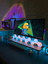 13 (6-Pack) Vcwtty Hexagon Lights, Smart LED Wall Lights with Remote, Colors Touch-Sensitive DIY Modular Assembled RGB