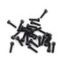 300pcs M3 Black Alloy Steel Hex Socket Screws Nuts Washer Assortment Kit (Set A Head)