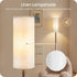 Dimmable 64.4 Bulb 3000K-6500K, VW06LD05W1 Floor Lamps for Living Room with Remote and Foot Switch, Modern Standing