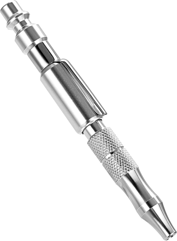 Adjustable Pocket Air Blow Gun, Industrial Style "M" 1/4 Inches Quick Plug, 150 PSI Max Portable Blower