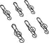 Music Note Paper Clips 100pcs, Black Musical Notes for Office School Paper Files with Storage Box