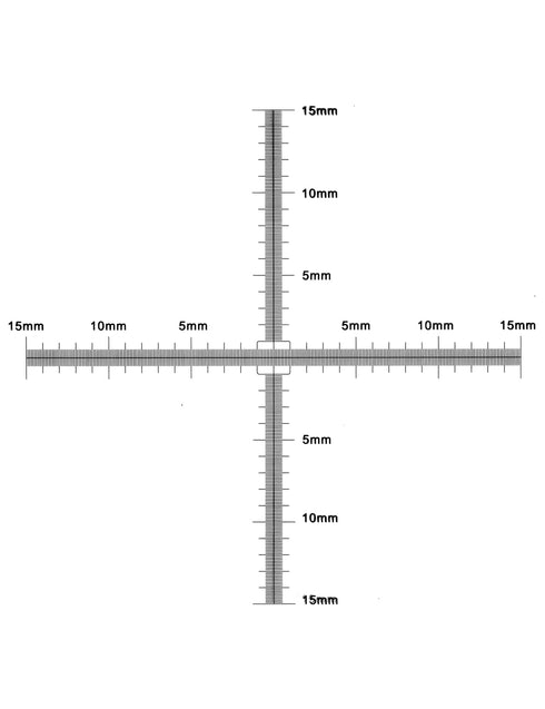 0.1mm Microscope Micrometer Calibration Ruler Slide, Micrometer Measuring Tool for Microscope