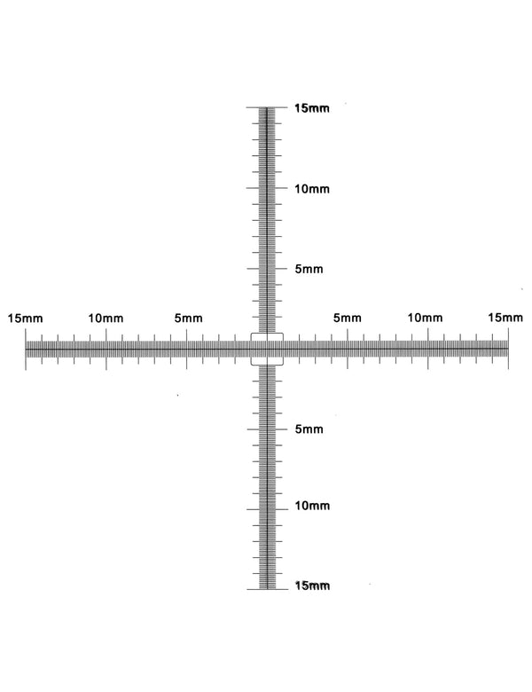 0.1mm Microscope Micrometer Calibration Ruler Slide, Micrometer Measuring Tool for Microscope