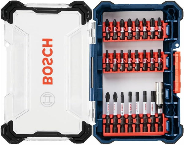 BOSCH SDMS24 24-Piece Custom Case System Set for Assorted Impact Tough Screwdriving Applications