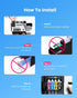 LC401 Ink Replacement for Brother LC401 Cartridges Compatible with MFC-J1010DW, MFC-J1012DW, MFC-J1170DW, 4 Pack