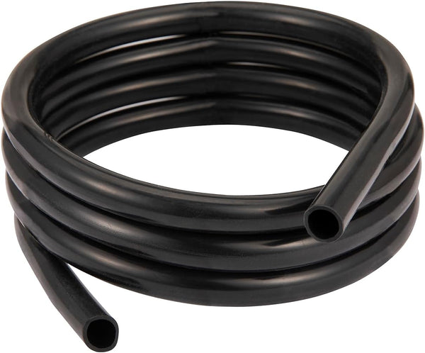 XRMXF Silicone Tubing 5/8" ID 3/4" OD, 16FT Black Food-Grade Flexible Hose, High