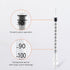 31 1cc 5/16 inch 100 1ml Packaged, 100Pack Gauge Syringe - U Syringe with Needle Disposable Lab Supplies, Individually