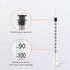 U 100 1ml 30 Gauge 1cc 5/16 inch 8mm Lab Disposable Dispensing Supplies, 100Pack